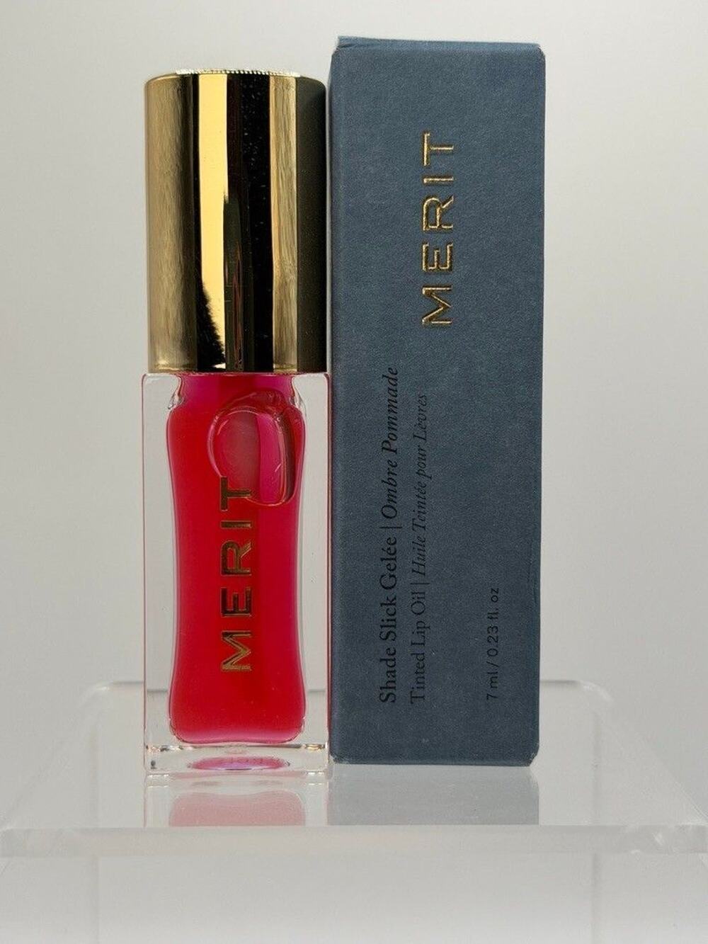 MERIT (Shade Slick) Tinted Lip Oil (7 mL) ~ 💰 MSRP: $26.00